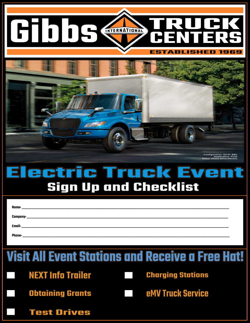 EMV Truck Event Checklist